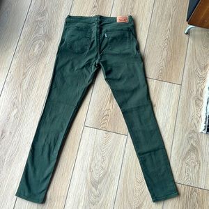 Levi’s dark green 711 jeans, size 27